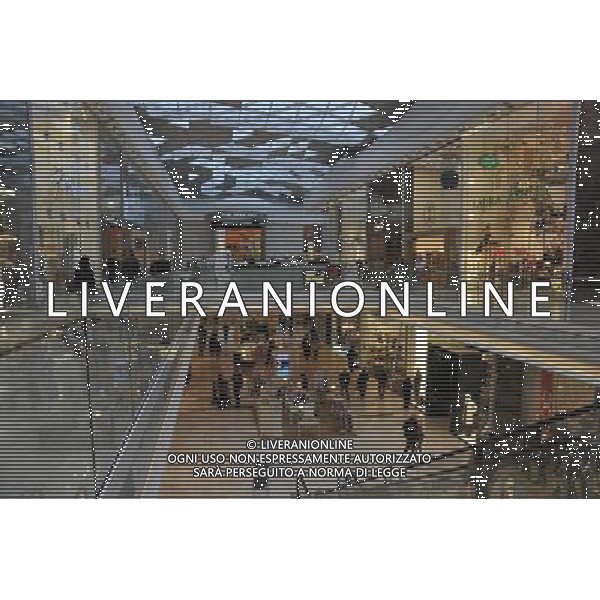 The UK economy grew less than previously estimated between July and September, revised figures have shown. Photo Shows; The Westfield Shopping Centre in London this morning AG. ALDO LIVERANI SAS ITALY ONLY