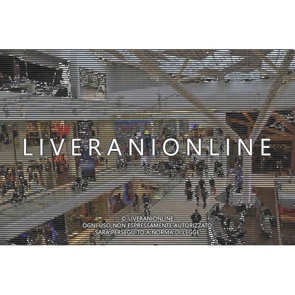 The UK economy grew less than previously estimated between July and September, revised figures have shown. Photo Shows; The Westfield Shopping Centre in London this morning AG. ALDO LIVERANI SAS ITALY ONLY