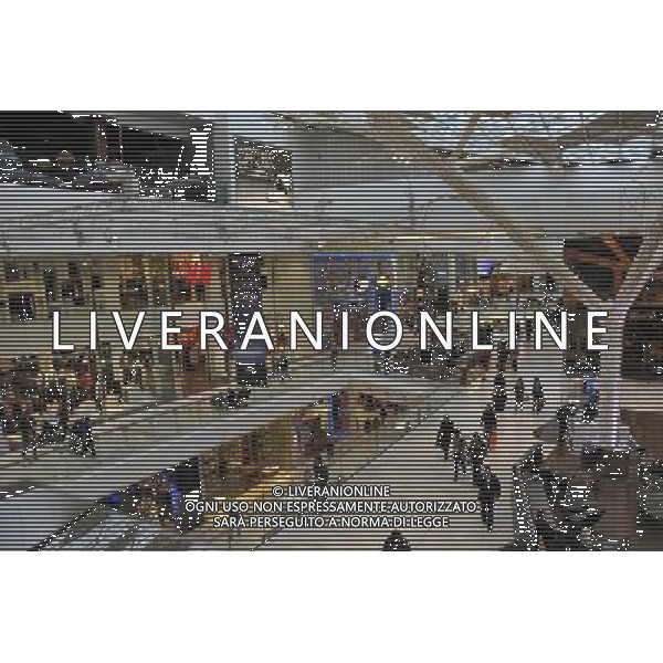 The UK economy grew less than previously estimated between July and September, revised figures have shown. Photo Shows; The Westfield Shopping Centre in London this morning AG. ALDO LIVERANI SAS ITALY ONLY