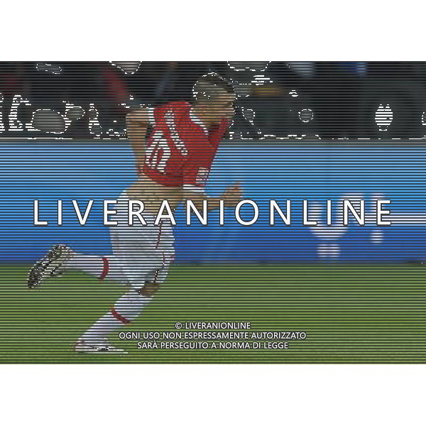 FIFA Club World Cup UAE 2010 Finale 3¡-4¡ Posto Abu Dhabi (Emirati Arabi) Zayed Sports City - 18.12.2010 Sport Club Internacional-Seongnam Ilhwa FC Nella Foto:Andres D\'Alessandro /Ph.Vitez-Ag. Aldo Liverani