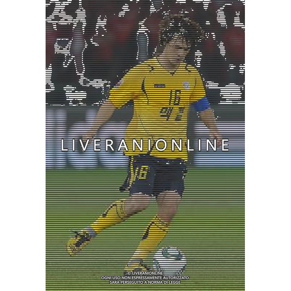 FIFA Club World Cup UAE 2010 Finale 3¡-4¡ Posto Abu Dhabi (Emirati Arabi) Zayed Sports City - 18.12.2010 Sport Club Internacional-Seongnam Ilhwa FC Nella Foto:Kim Sung Hwan /Ph.Vitez-Ag. Aldo Liverani