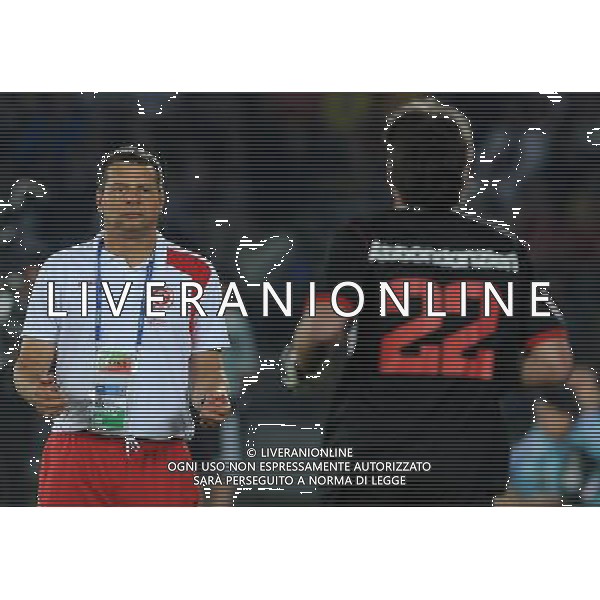 FIFA Club World Cup UAE 2010 Finale 3¡-4¡ Posto Abu Dhabi (Emirati Arabi) Zayed Sports City - 18.12.2010 Sport Club Internacional-Seongnam Ilhwa FC Nella Foto:Celso Roth-Roberto Abbondanzieri /Ph.Vitez-Ag. Aldo Liverani