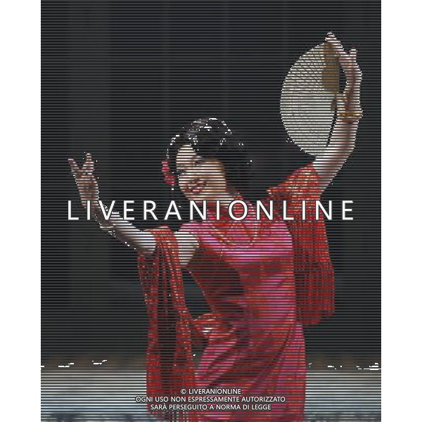 TAIPEI, 29 dicembre 2010 () - Un artista esegue durante una prova del gioco Peony Pavillion a Taipei, Cina sud-orientale, 29 dicembre 2010. Il gioco che integra varie forme artistiche come il teatro, l\'Opera di Pechino e l\'Opera Kunqu, andranno in mostra a Taipei dal 2 gennaio - 7 Gennaio 2010. (/ Wu Ching-teng) , AG. ALDO LIVRERANI SAS ITALY ONLY 