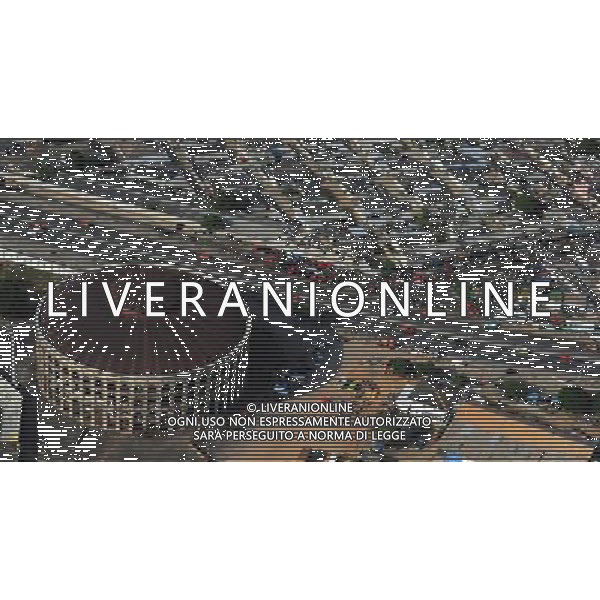 (101230) -- ABIDJAN, Dec. 30, 2010 () -- The photo taken on Dec. 27, 2010 shows a bird\'s eye view of Abidjan, the economic capital of Cote d\'Ivoire. Since the presidential run-off on Nov. 28, Cote d\'Ivoire has been in political gridlock with both Laurent Gbagbo and Alassane Ouattara sworn in as president. (/Zhao Yingquan) (wjd) ©photoshot/Agenzia Aldo Liverani Sas - ITALY ONLY - Veduta panoramica aerea di Abidjan, la capitale economica della Costa d\'Avorio 30/12/2010