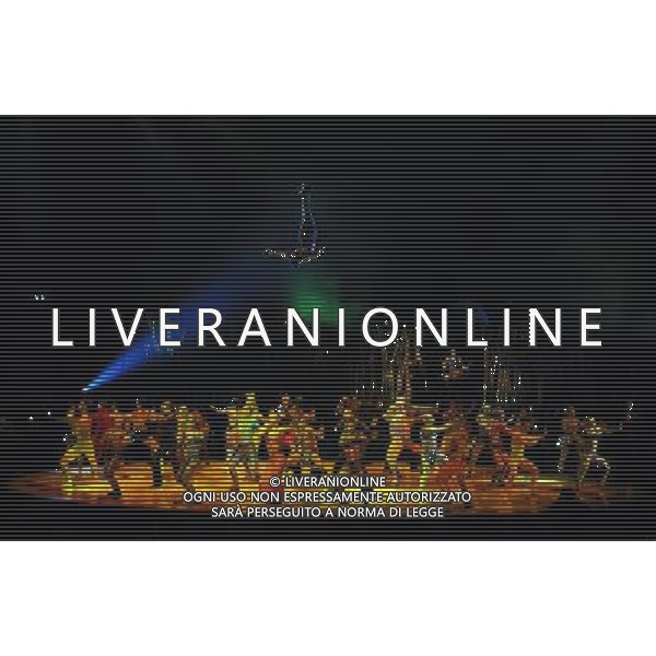 A performance of Cirque Du Soleil\'s new production \'Totem\' is pictured at the Royal Albert Hall in London, Great Britain on 4 January 2011. (FACUNDO ARRIZABALAGA) ©photoshot/Agenzia Aldo Liverani Sas - ITALY ONLY - Lo spettacolo \'Totem\' della nuova produzione del Cirque du Soleil alla Royal Albert Hall di Londra, in Gran Bretagna il 4 gennaio 2011.
