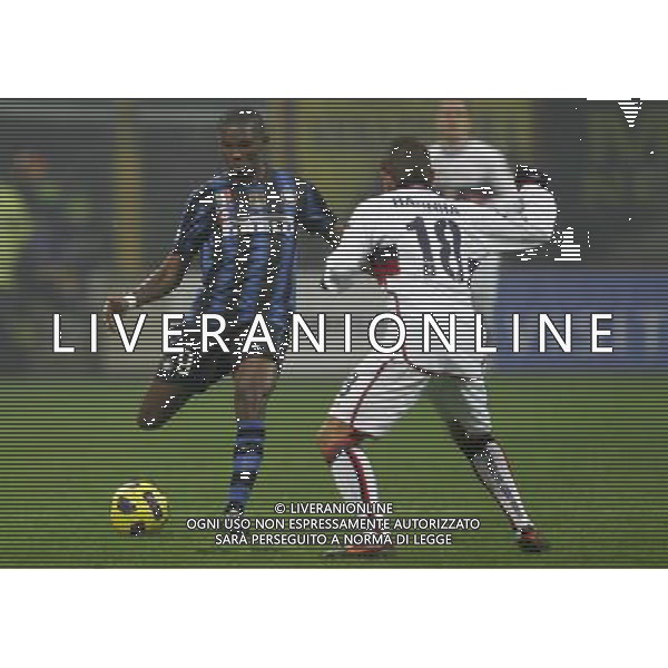 Milano 12-01-2011 Coppa Italia TIM CUP 2010/11 inter-genoa 3:2 nella foto samuel eto\'o e rafinha ph marco luzzani/ag aldo liverani s.a.s.