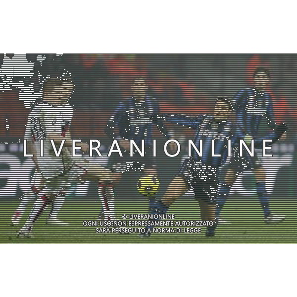 Milano 12-01-2011 Coppa Italia TIM CUP 2010/11 inter-genoa 3:2 nella foto javier zanetti e juraj kucka ph marco luzzani/ag aldo liverani s.a.s.