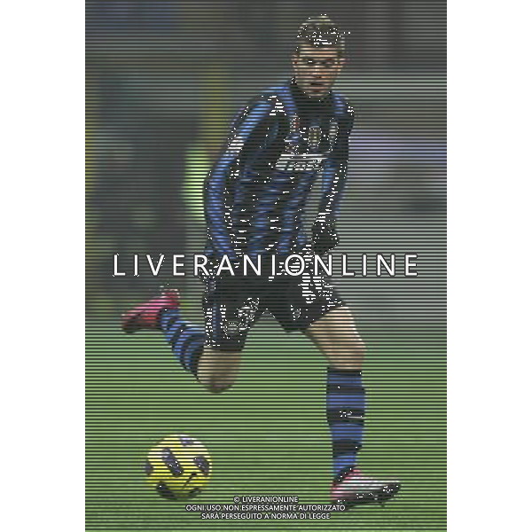 Milano 12-01-2011 Coppa Italia TIM CUP 2010/11 inter-genoa 3:2 nella foto davide santon ph marco luzzani/ag aldo liverani s.a.s.