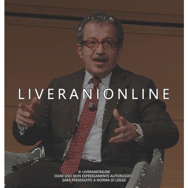 MILANO 13/1/2011 IL SOLE 24 ORE VIA MONTE ROSA, 91 GECO. LE GIORNATE DELL\' ECONOMIA COOPERATIVA NELLA FOTO ROBERTO MARONI MINISTRO DEGLI INTERNI FOTO ROMANO/AG ALDO LIVERANI
