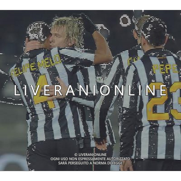 Coppa Italia TIM Cup 2010/2011 Ottavi di Finale Torino - 13.01.2011 Juventus-Catania Nella Foto: milos krasic esultanza dopo il gol con felipe melo /Ph.Vitez-Ag. Aldo Liverani