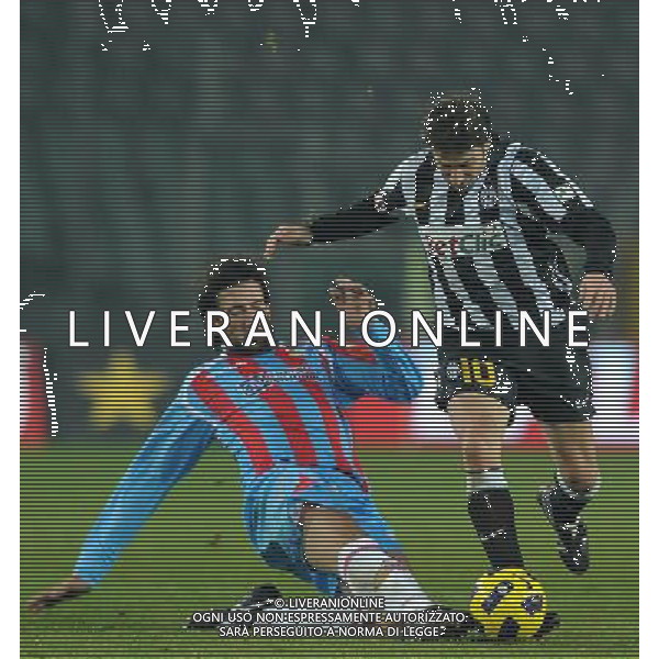 Coppa Italia TIM Cup 2010/2011 Ottavi di Finale Torino - 13.01.2011 Juventus-Catania Nella Foto:del piero silvestre /Ph.Vitez-Ag. Aldo Liverani