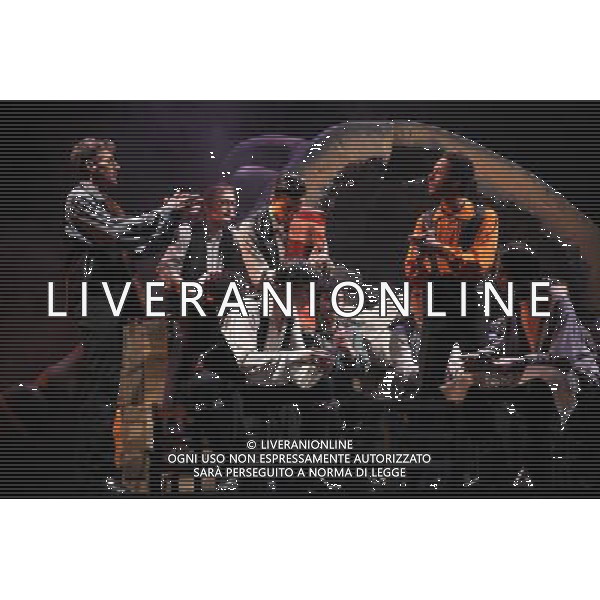 (110113) -- NANNING, Jan. 13, 2011 () -- Photo taken on Jan. 12, 2011 shows a scene of the flamenco dance drama \'Carmen\' at a theater in Nanning, capital of southwest China\'s Guangxi Zhuang Autonomous Region. The dance drama created by famous Spanish choreographer Rafael Aguilar was performed in Nanning Wednesday night. (/Tang Huiji) (mcg) ©photoshot/Agenzia Aldo Liverani Sas - ITALY ONLY - Il dramma di danza flamenco \'Carmen\' creata dal famoso coreografo spagnolo Rafael, in scena al teatro di Nanning, capitale della Cina sud-occidentale di Guangxi Zhuang Regione Autonoma.