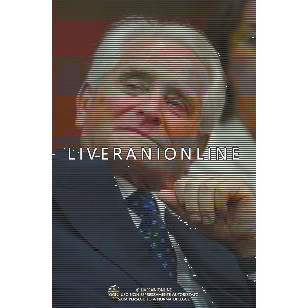MILANO 20/5/2003 CORRIERE DELLA SERA SALA MONTANELLI VIA SOLFERINO, 26 PRESENTAZIONE DEL LIBRO DI GIAMPIERO BONIPERERTI: \'UNA VITA A TESTA ALTA\' NELLA FOTO GIAMPIERO BONIPERTI FOTO MARIO ROMANO/AG. ALDO LIVERANI