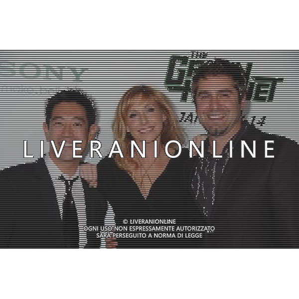 10 January 2011 - Hollywood, California - Grant Imahara, Kari Byron and Tory Belleci. \'The Green Hornet\' Los Angeles Premiere held at Grauman\'s Chinese Theatre. Photo Credit: Byron Purvis/AdMedia AFG. ALDOL LIVERANI SAS ITALY ONLY