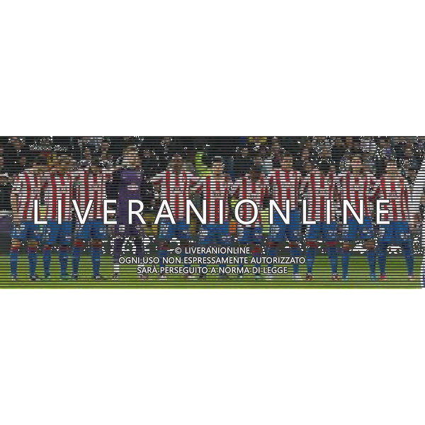 FORMAZIONE Atletico de Madrid\'s Juanfran, DIego Forlan,Tomas Ujfalusi,David De Gea, Luis Perea,Kun Aguero,Falvio Assuncao,Alvaro Dominguez,Raul Garcia,Luis Filipe and Jose Antonio Reyes during Spanish King\'s Cup match(ALTERPHOTOS/Acero) AG ALDO LIVERANI ONLY ITALY