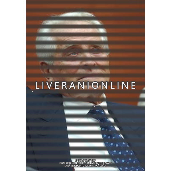 MILANO 20/5/2003 CORRIERE DELLA SERA SALA MONTANELLI VIA SOLFERINO, 26 PRESENTAZIONE DEL LIBRO DI GIAMPIERO BONIPERERTI: \'UNA VITA A TESTA ALTA\' NELLA FOTO GIAMPIERO BONIPERTI FOTO MARIO ROMANO/AG. ALDO LIVERANI