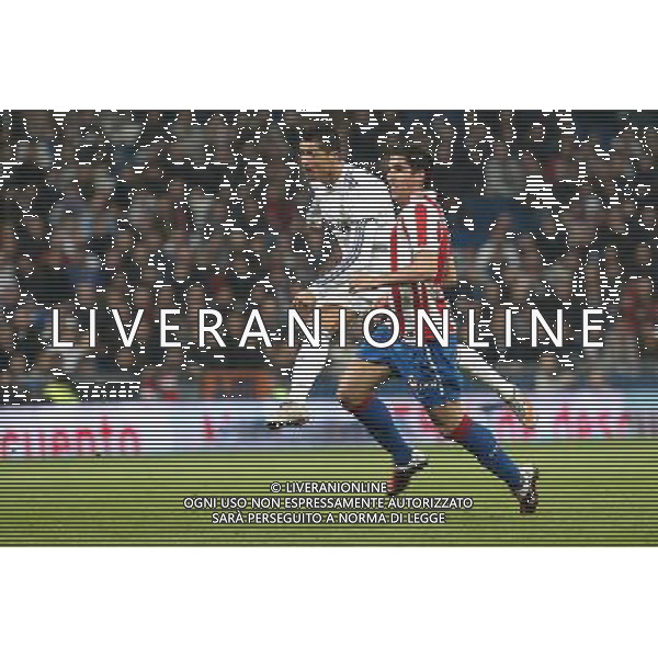 Atletico de Madrid\'s Raul Garcia and Real Madrid\'s Cristiano Ronaldo during spanish cup match on January 13th 2011. Photo: Cesar Cebolla / ALFAQUI AG ALDO LIVERANI ONLY ITALY
