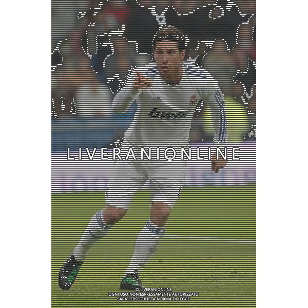 Real Madrid\'s Sergio Ramos scores during spanish cup match on January 13th 2011. Photo: Cesar Cebolla / ALFAQUI AG ALDO LIVERANI ONLY ITALY