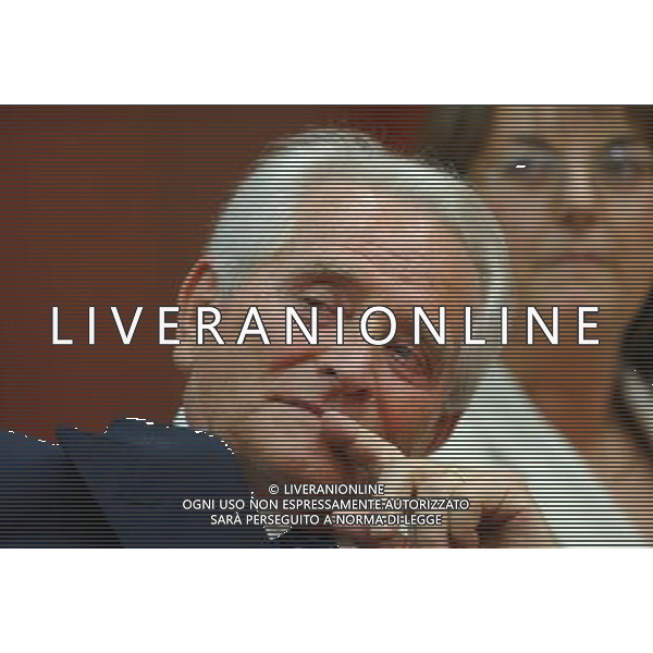 MILANO 20/5/2003 CORRIERE DELLA SERA SALA MONTANELLI VIA SOLFERINO, 26 PRESENTAZIONE DEL LIBRO DI GIAMPIERO BONIPERERTI: \'UNA VITA A TESTA ALTA\' NELLA FOTO GIAMPIERO BONIPERTI FOTO MARIO ROMANO/AG. ALDO LIVERANI
