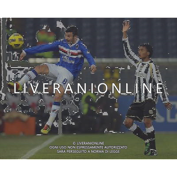 Coppa Italia TIM Cup 2010/2011 Ottavi di Finale Genova - 19.01.2011 Sampdoria-Udinese Nella Foto:guberti-cuadrado /Ph.Vitez-Ag. Aldo Liverani