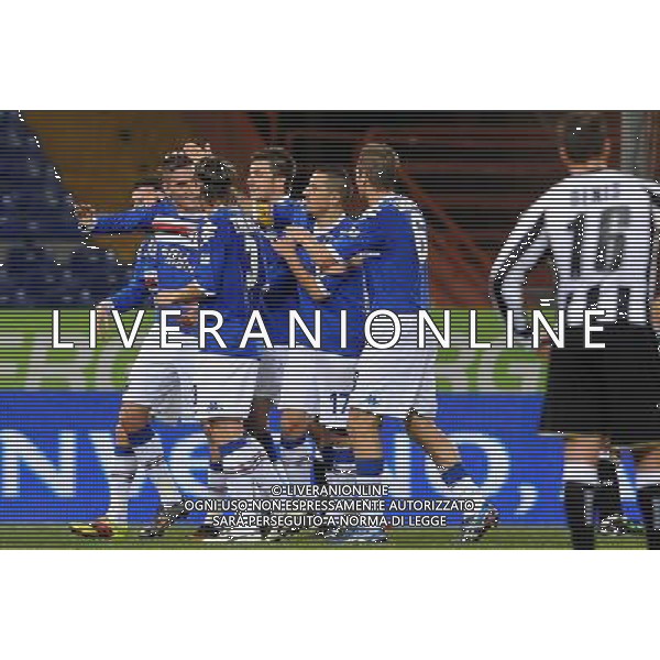 Coppa Italia TIM Cup 2010/2011 Ottavi di Finale Genova - 19.01.2011 Sampdoria-Udinese Nella Foto:macheda federico esulta /Ph.Vitez-Ag. Aldo Liverani