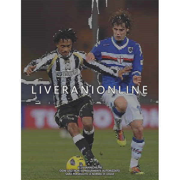 Coppa Italia TIM Cup 2010/2011 Ottavi di Finale Genova - 19.01.2011 Sampdoria-Udinese Nella Foto:cuadrado-poli /Ph.Vitez-Ag. Aldo Liverani