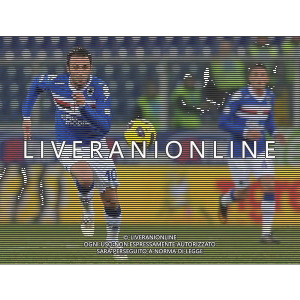 Coppa Italia TIM Cup 2010/2011 Ottavi di Finale Genova - 19.01.2011 Sampdoria-Udinese Nella Foto:pazzini-macheda /Ph.Vitez-Ag. Aldo Liverani