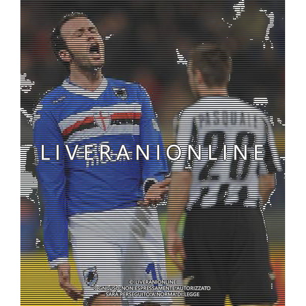 Coppa Italia TIM Cup 2010/2011 Ottavi di Finale Genova - 19.01.2011 Sampdoria-Udinese Nella Foto:pazzini /Ph.Vitez-Ag. Aldo Liverani
