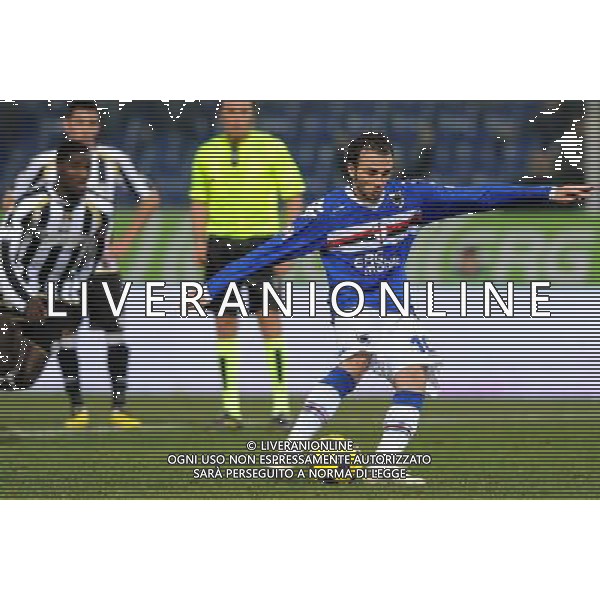 Coppa Italia TIM Cup 2010/2011 Ottavi di Finale Genova - 19.01.2011 Sampdoria-Udinese Nella Foto:pazzini gol /Ph.Vitez-Ag. Aldo Liverani