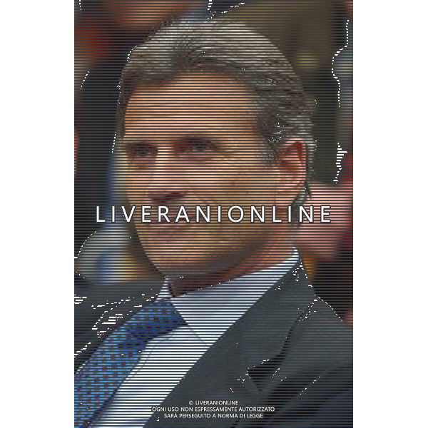 MILANO 20/5/2003 CORRIERE DELLA SERA SALA MONTANELLI VIA SOLFERINO, 26 PRESENTAZIONE DEL LIBRO DI GIAMPIERO BONIPERERTI: \'UNA VITA A TESTA ALTA\' NELLA FOTO GIACINTO FACCHETTI FOTO MARIO ROMANO/AG. ALDO LIVERANI