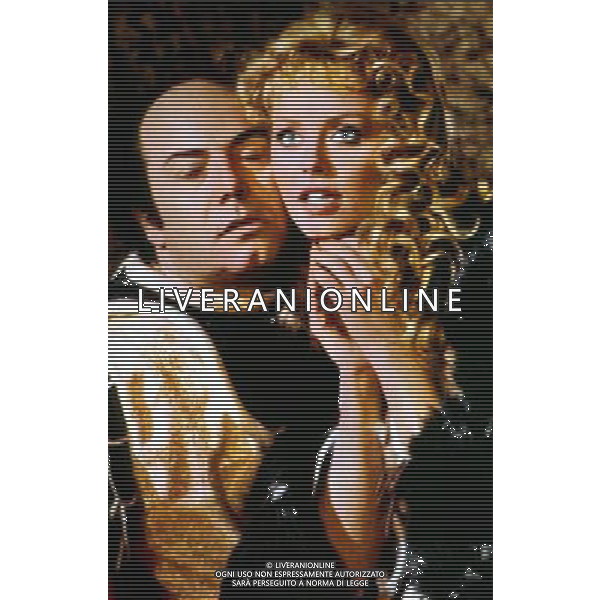 FILMÒORAZI E CURIAZI 3-2Ò 1977 NELLA FOTO LINO BANFI-GLORIA GUIDA AG ALDO LIVERANI