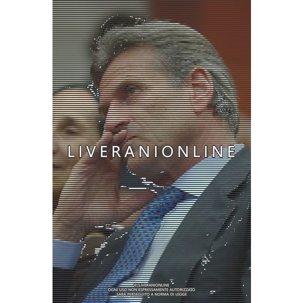 MILANO 20/5/2003 CORRIERE DELLA SERA SALA MONTANELLI VIA SOLFERINO, 26 PRESENTAZIONE DEL LIBRO DI GIAMPIERO BONIPERERTI: \'UNA VITA A TESTA ALTA\' NELLA FOTO GIACINTO FACCHETTI FOTO MARIO ROMANO/AG. ALDO LIVERANI