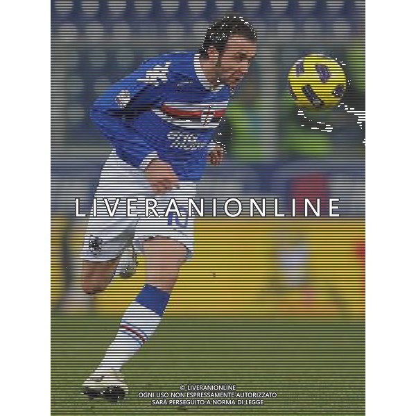 Coppa Italia TIM Cup 2010/2011 Ottavi di Finale Genova - 19.01.2011 Sampdoria-Udinese Nella Foto:Giampaolo Pazzini /Ph.Vitez-Ag. Aldo Liverani