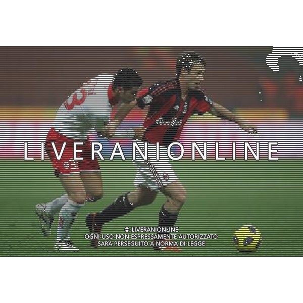Milan - Bari Coppa Italia Tim Cup 20/01/2011 nella foto antonio cassano e rossi ©luzzani/Agenzia Aldo Liverani Sas