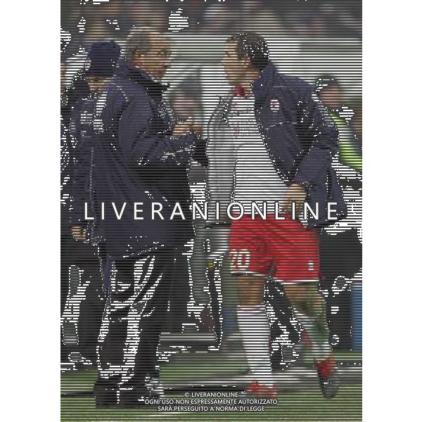 Milano 20-01-2011 Coppa Italia Tim Cup 2010/11 milan-bari nella foto giampiero ventura e valery kutuzov ph marco luzzani/ag aldo liverani s.a.s.