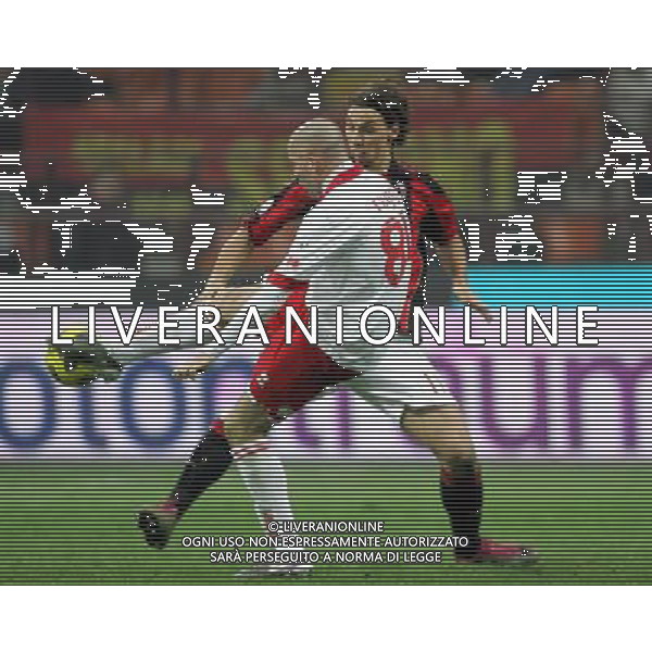 Milano 20-01-2011 Coppa Italia Tim Cup 2010/11 milan-bari nella foto zlatan ibrahimovic e andrea raggi ph marco luzzani/ag aldo liverani s.a.s.