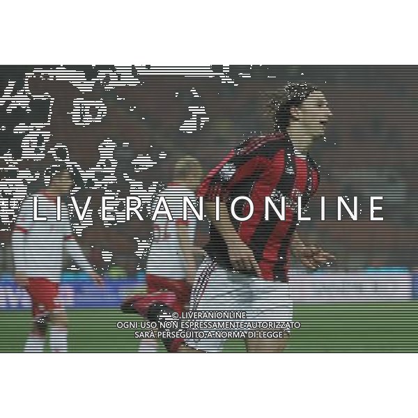 Milano 20-01-2011 Coppa Italia Tim Cup 2010/11 milan-bari nella foto zlatan ibrahimovic esulta dopo il gol ph marco luzzani/ag aldo liverani s.a.s.