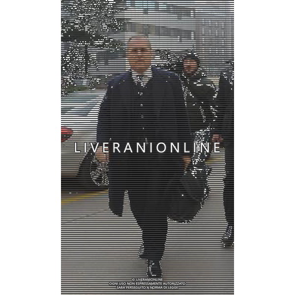 MILANO 21/1/2011 LEGA CALCIO VIA ROSELLINI, 4 RIUNIONE DI SERIE A PER I DIRITTI TELEVISIVI NELLA FOTO CLAUDIO LOTITO FOTO ROMANO/AG ALDO LIVERANI