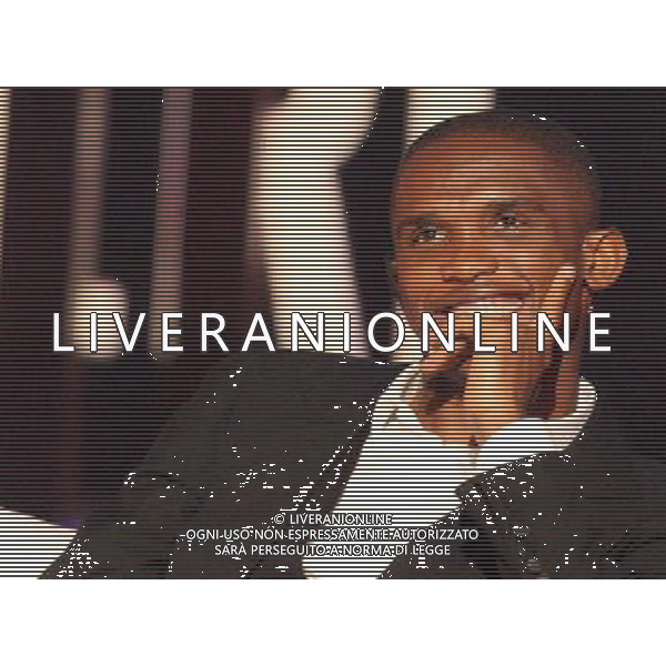 MILANO 20-1-2011 TRASMISSIONE TV CHIAMBRETTI NIGHT OSPITE SAMUEL ETO\'O NELLA FOTO SAMUEL ETO\'O PH FIOCHI AGALDO LIVERANI SAS