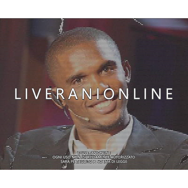 MILANO 20-1-2011 TRASMISSIONE TV CHIAMBRETTI NIGHT OSPITE SAMUEL ETO\'O NELLA FOTO SAMUEL ETO\'O PH FIOCHI AGALDO LIVERANI SAS