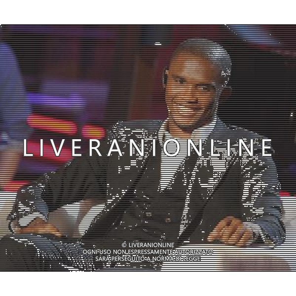 MILANO 20-1-2011 TRASMISSIONE TV CHIAMBRETTI NIGHT OSPITE SAMUEL ETO\'O NELLA FOTO SAMUEL ETO\'O PH FIOCHI AGALDO LIVERANI SAS