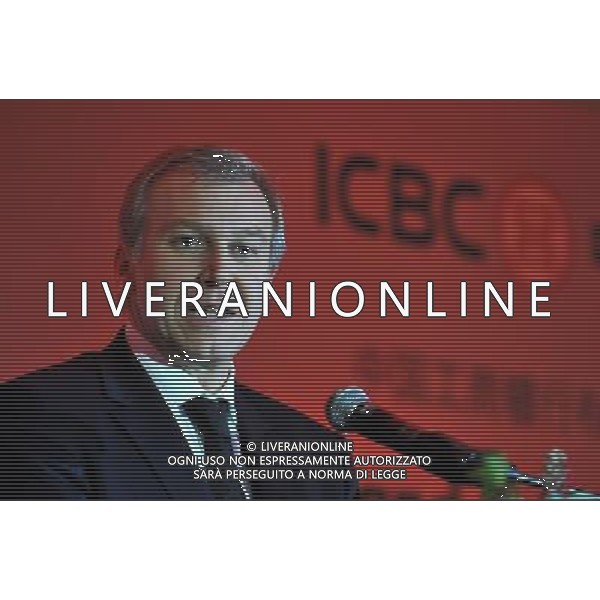 BRUXELLES, 20 GENNAIO 2011 () - Il primo ministro belga Yves Leterme affronta la cerimonia di apertura della filiale di Bruxelles della Banca industriale e commerciale della Cina a Bruxelles, capitale del Belgio, il Gen 19, 2011. (/ Wu Wei) (Lyi) AG. ALDO LIVERANI SAS ITALY ONLY