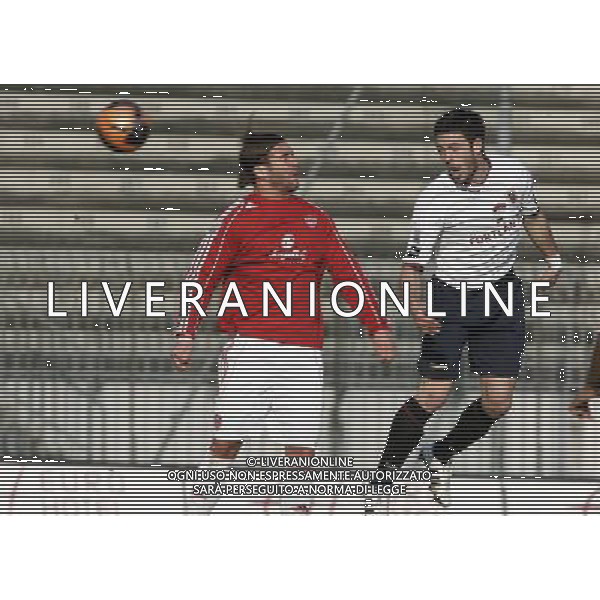 MONZA BRIANZA 23/01/2011 - MONZA VS REGGIANA - CAMPIONATO PRIMA DIVISIONE LEGA-PRO 2010-2011 - NELLA FOTO: MARCO AUGUSTO ROMIZI E LUISITO CAMPISI - FOTO NANDO VESCUSIO / AGENZIA ALDO LIVERANI