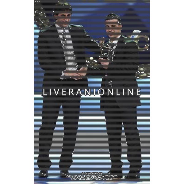 Oscar del Calcio AIC 2010 - 14Á Edizione Milano - 24.01.2011 Nella Foto:diego milito e antonio di natale /Ph.Vitez-Ag. Aldo Liverani