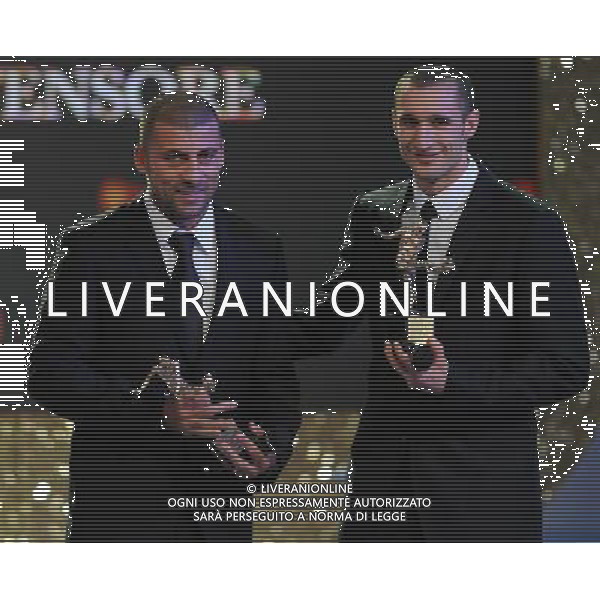 Oscar del Calcio AIC 2010 - 14Á Edizione Milano - 24.01.2011 Nella Foto: chiellini giorgio e walter samuel /Ph.Vitez-Ag. Aldo Liverani