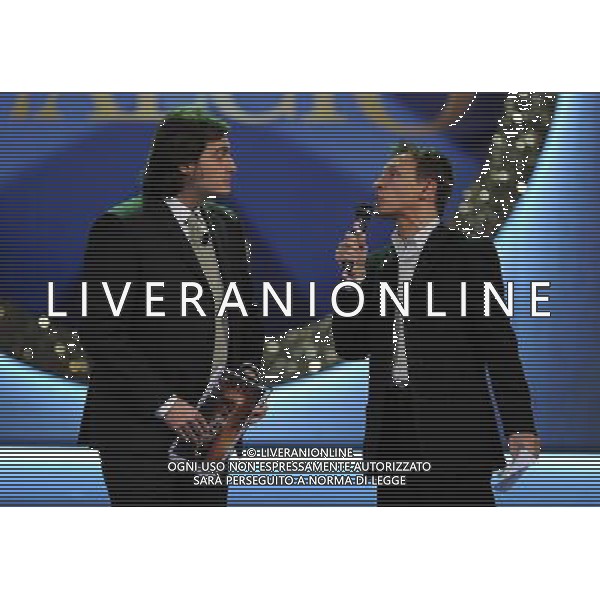 Oscar del Calcio AIC 2010 - 14Á Edizione Milano - 24.01.2011 Nella Foto:militello cristiano con pardo /Ph.Vitez-Ag. Aldo Liverani