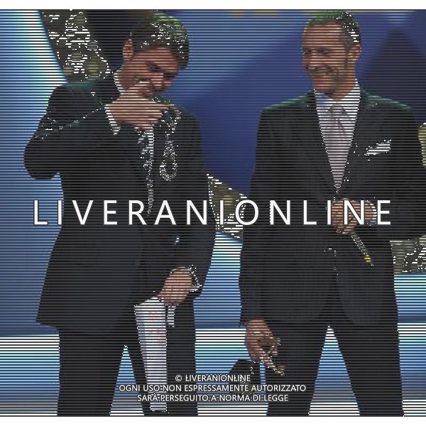 Oscar del Calcio AIC 2010 - 14Á Edizione Milano - 24.01.2011 Nella Foto: arbitro rosetti con arbitro morganti /Ph.Vitez-Ag. Aldo Liverani