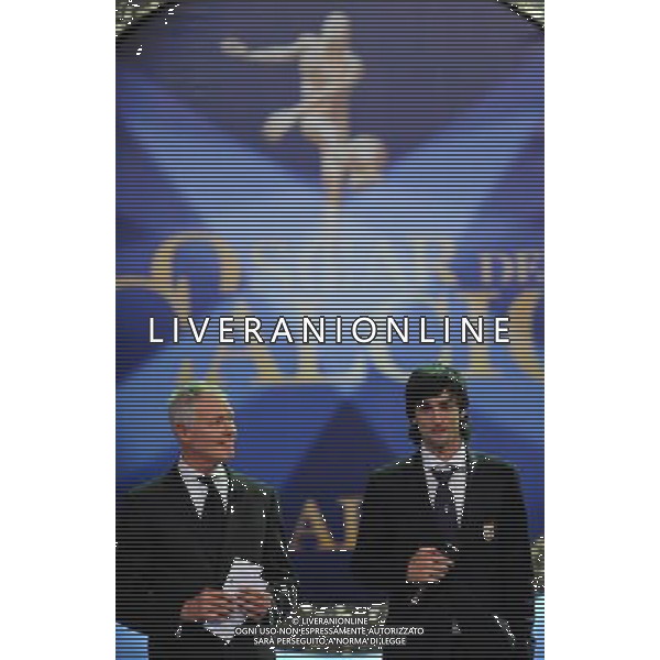 Oscar del Calcio AIC 2010 - 14Á Edizione Milano - 24.01.2011 Nella Foto:pastore javier con aldo serena /Ph.Vitez-Ag. Aldo Liverani
