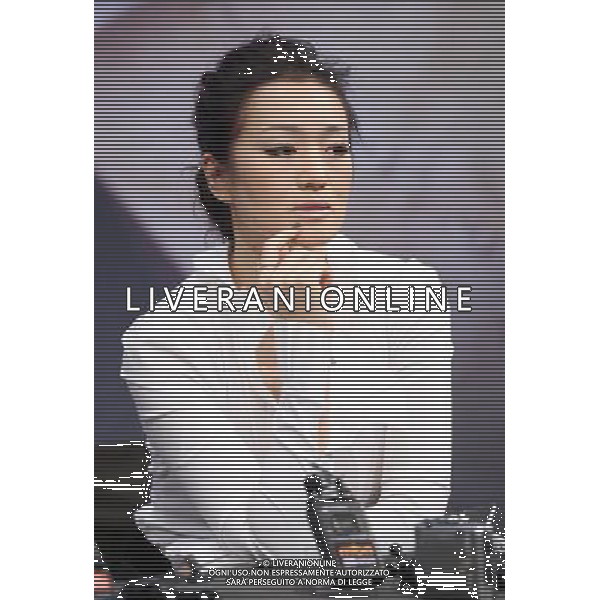 SEOUL, 24 Gennaio 2011 () - L\'attrice Gong Li durante la conferenza stampa per il nuovo film \'Shanghai\', prodotto congiuntamente dalla Huayi Brothers Media Corporation e Weinstein Co. presso l\'Hotel Shilla a Seoul, Corea del Sud, il 24 gennaio, 2011. Il film \'Shanghai\' verrˆ presentato in anteprima a Seul il 27 gennaio. 2011. AG. ALDO LIVERANI SAS ITALY ONLY