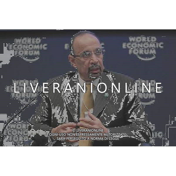 DAVOS/SWITZERLAND, 26JAN11 - Khalid A. Al Falih, President and Chief Executive Officer, Saudi Aramco, Saudi Arabia speaks during the session \'The Energy Agenda in 2011\' at the Annual Meeting 2011 of the World Economic Forum in Davos, Switzerland, January 26, 2011. World Economic Forum AG. ALDO LIVERANI SAS ITALY ONLY